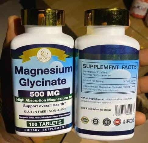 Duozi Magnesium Glycinate 500mg