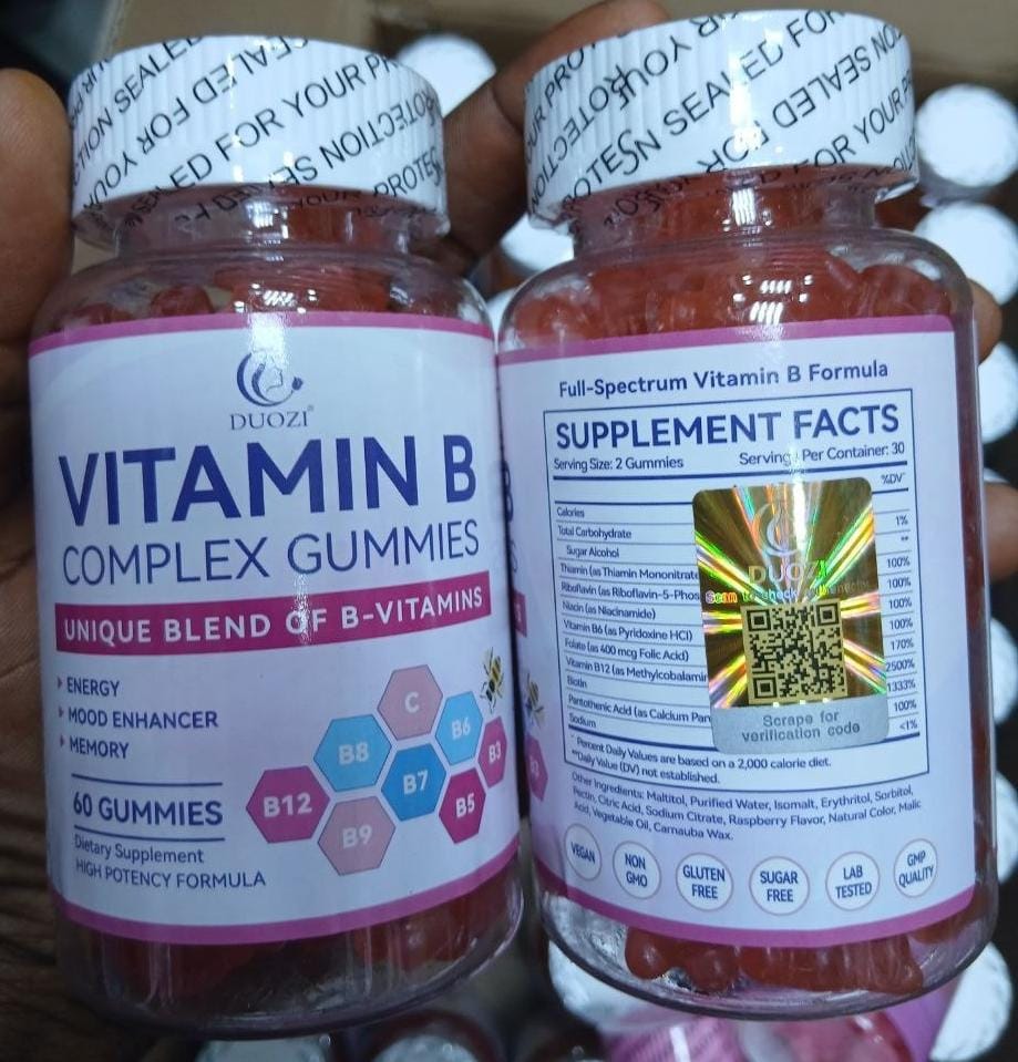 Duozi vitamin B complex gummies 