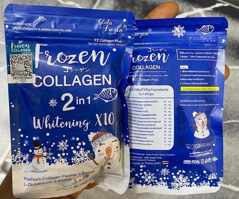 Frozen collagen softgel sachet
