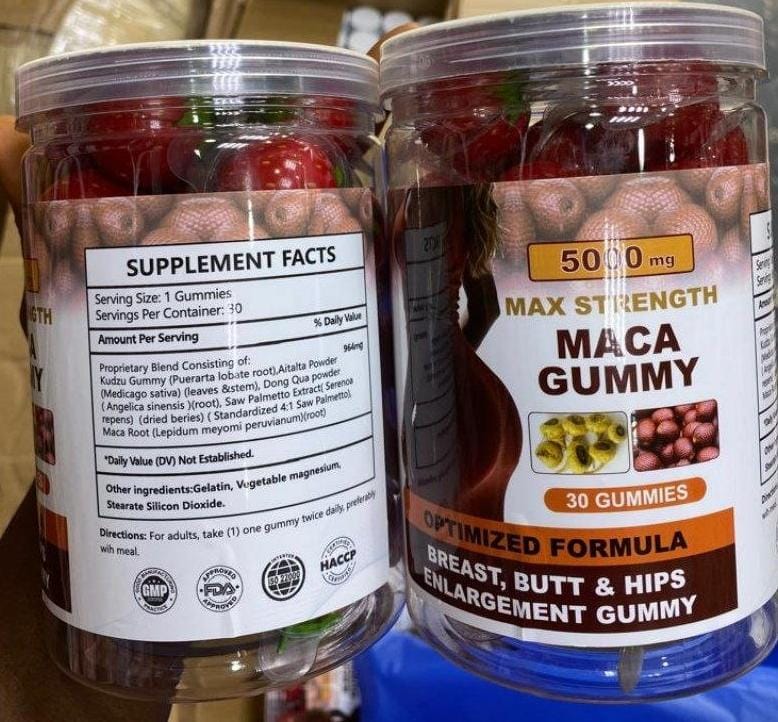 Max strength Maca gummy