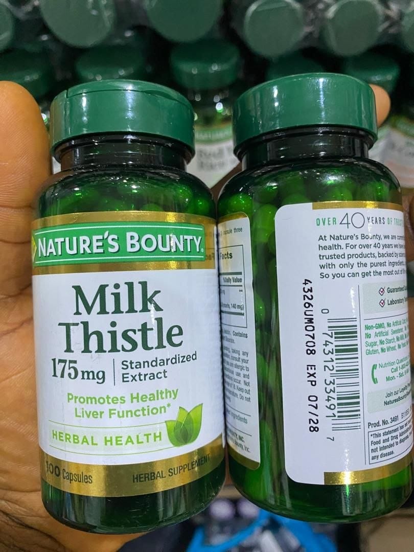 Nature's Bounty Milk Thistle capsules