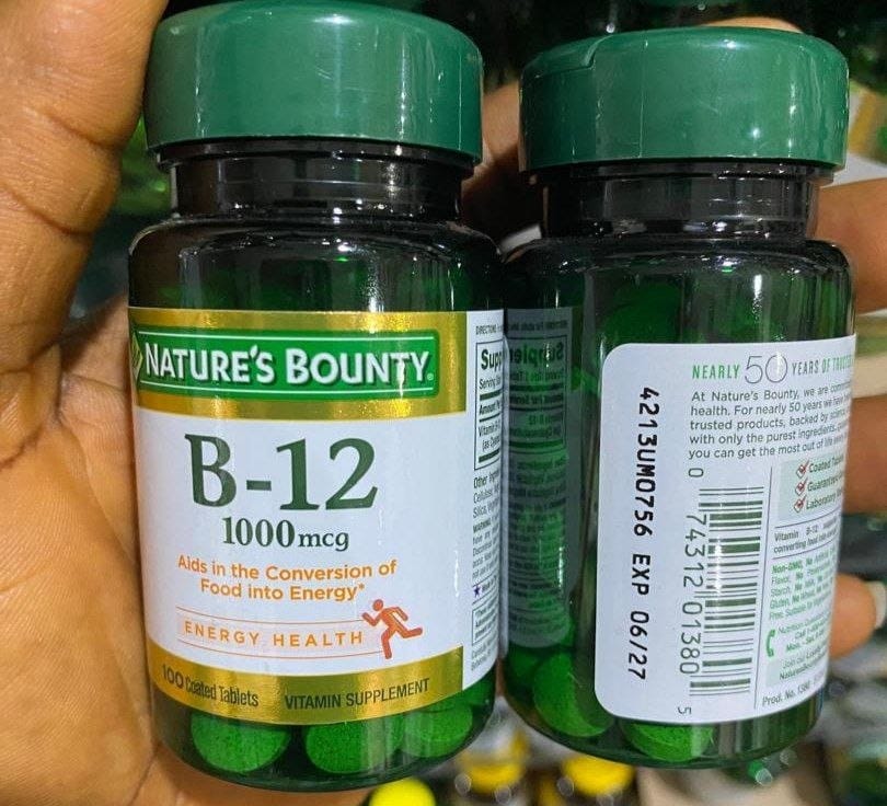 Nature's Bounty B12 Tablets (100tabs)