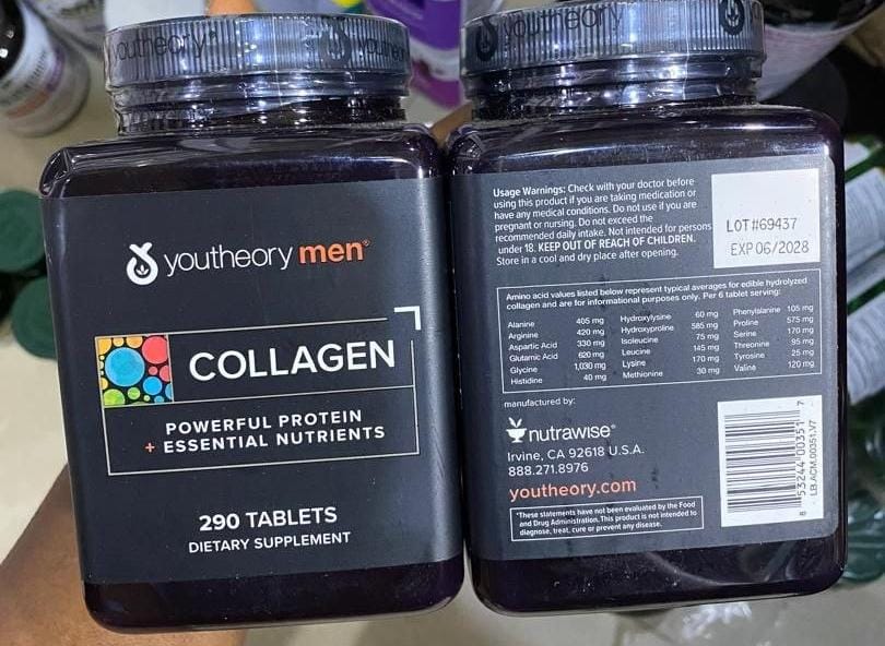 Youtheory Collagen for men (290 tabs)