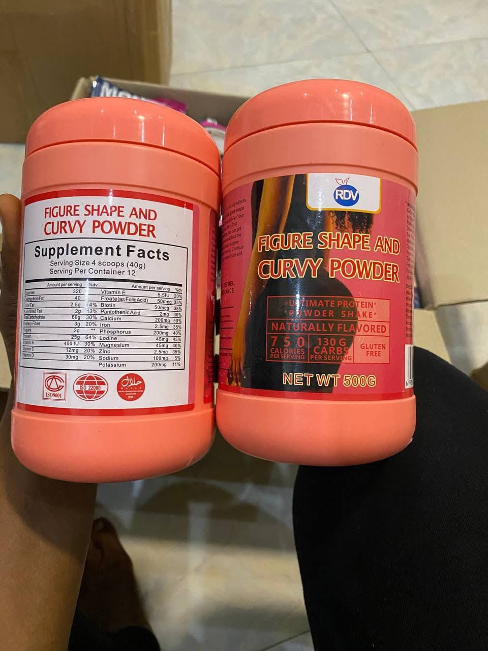 Figure Shape and Curvy Powder