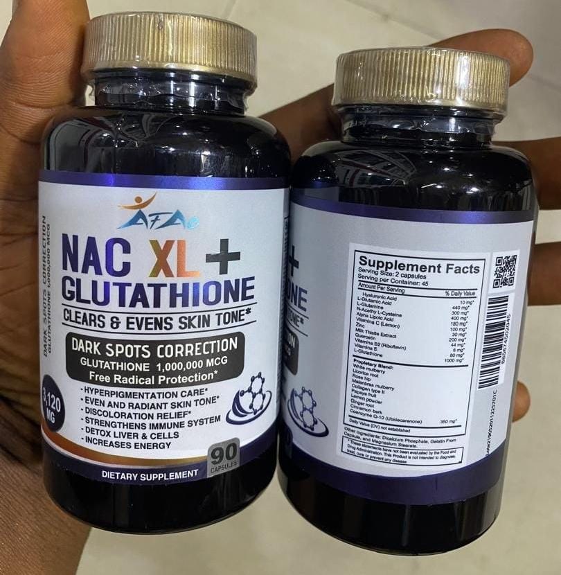 ATA Nac XL +Glutathione capsules (90caps)