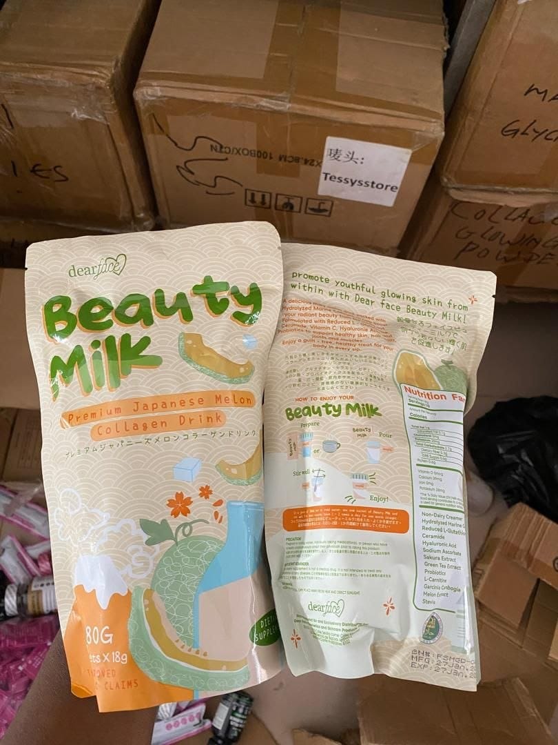 Dearface Beauty milk (green colour)
