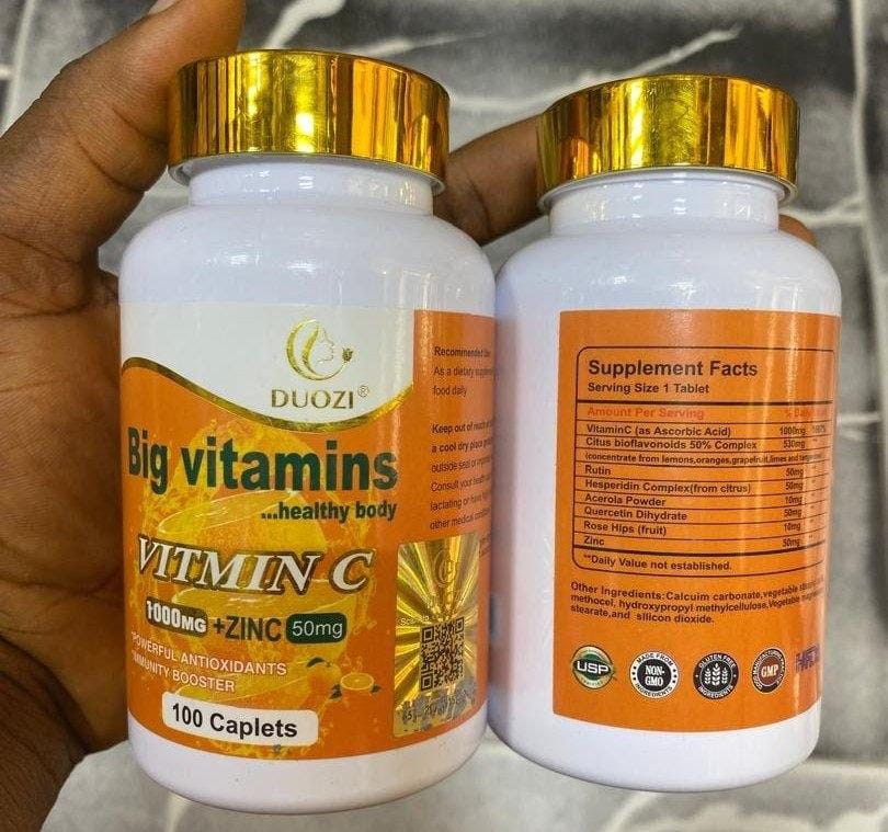 Duozi big vitamin c tablets