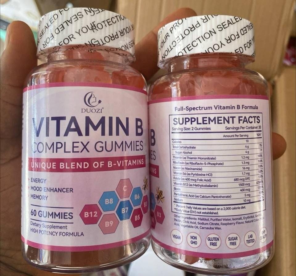 Duozi vitamin B complex gummies