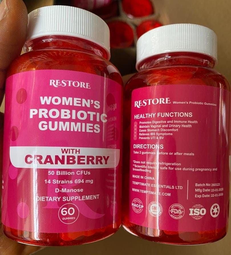 Restore probiotic gummies