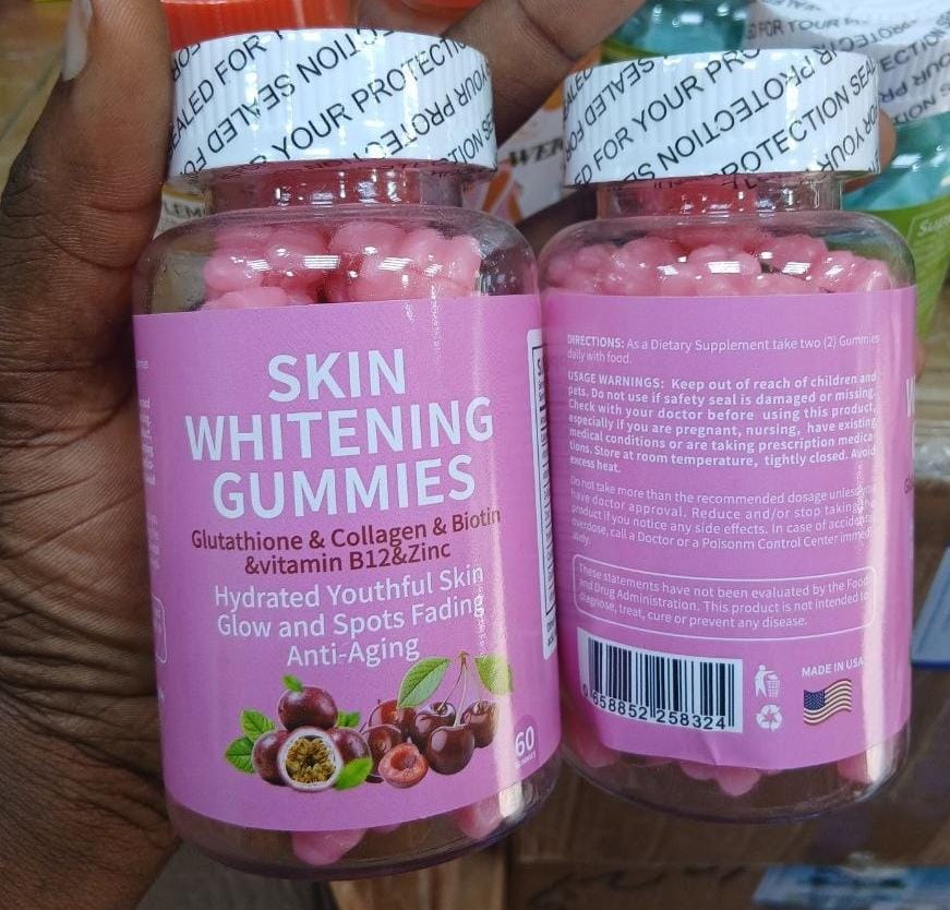 Skin whitening gummies