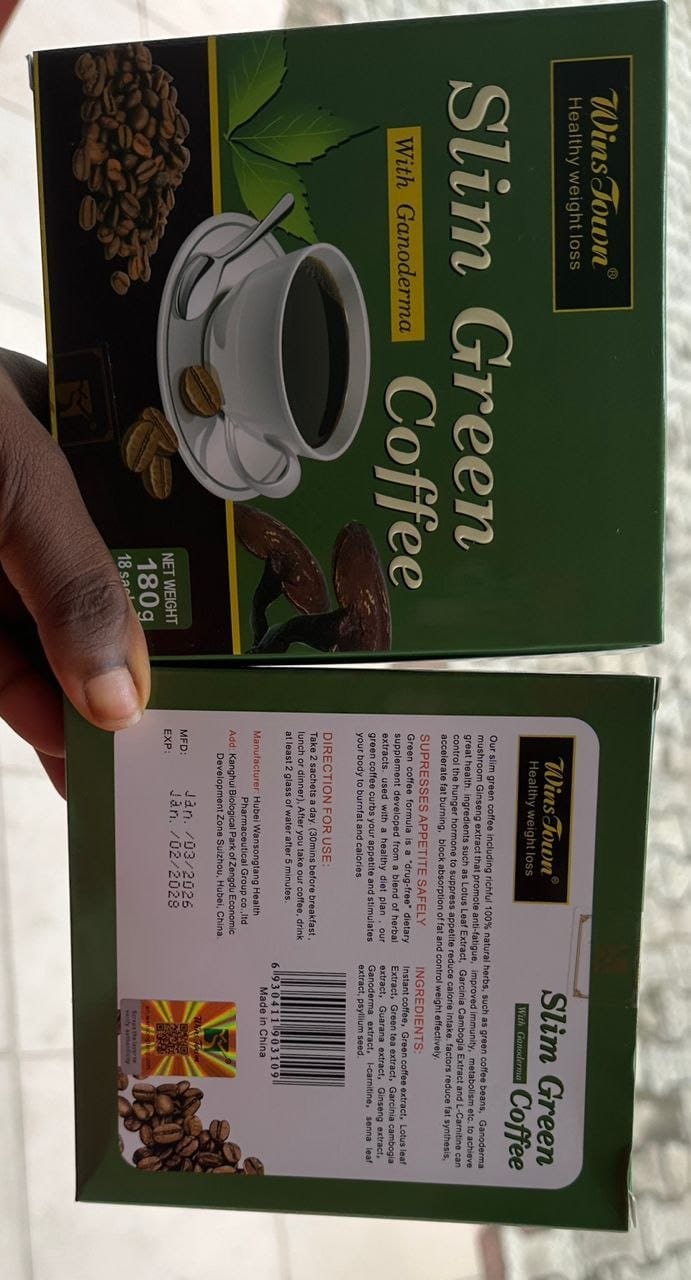 Wins town Green coffee tea